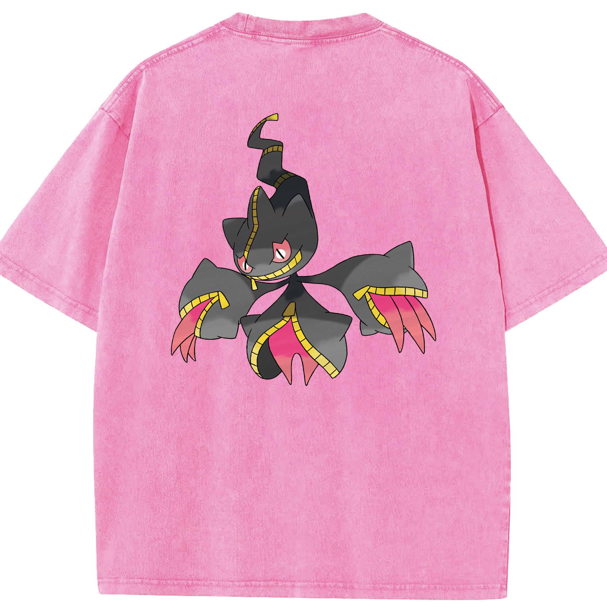 （画像用） ポケットモンスター Pokémon 綿100% ヴィンテージ風 半袖Tシャツ（背面プリント）